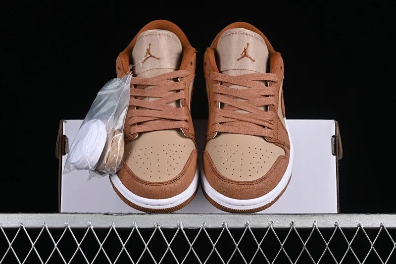 All categories Air Jordan Jordan series basketball shoes Air Jordan 1 Low Air Jordan 1 Low AJ1 Joe 1 Mocha brown low-top cultural and leisure sports sneakers FJ3453-200
